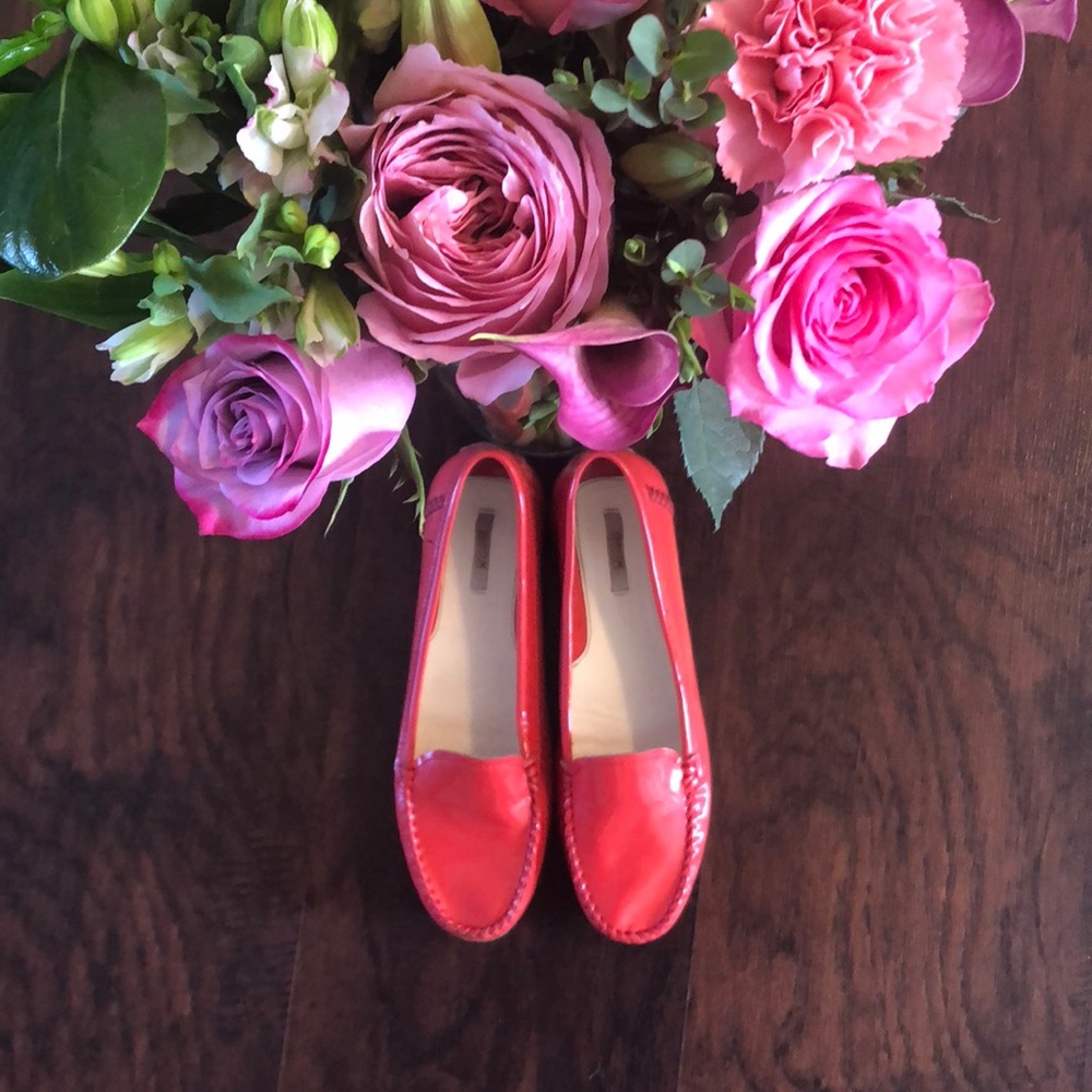 Geox Respira Driving Loafers in Coral✨